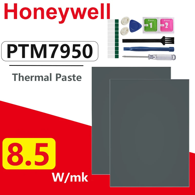 Honeywell PTM7950 Thermal Paste Phase Change Silicone Pad 8.5W Sheet Laptop CPU GPU Silicone Grease Pad.