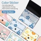 Color Printing Pattern Sticker  For Microsoft Surface Pro 7/6/5/4/3 9/8X Go 2 Back Cover Body Decal Skin Protector keyboard 10