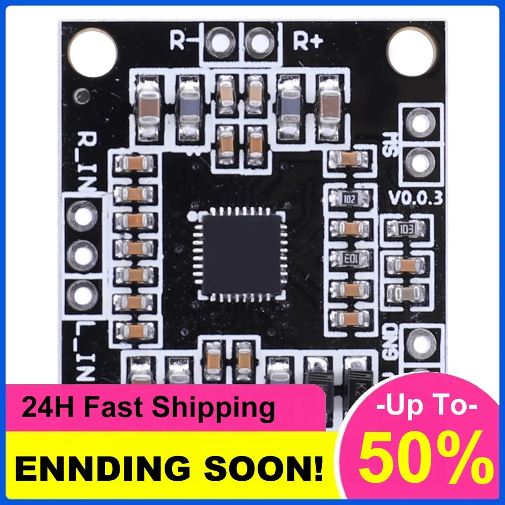 PAM8610 Stereo Mini Power Amplifier Board 2x15W Voice Sound Amplifier Module Class D Two-Channel