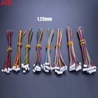 10pc 1.0 1.25 1.5 2.0 2.54 Sh/Jst/Zh/Ph/Xh 1.0mm 1.25mm 1.5mm 2.0mm 2.54mm Female Plug Connector With Wire 2/4/5/6/8/10/12P Pin
