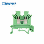 UK2.5B Six Color UK 2.5 mm² Universal Screw Din Rail Terminal Block Feed-through Strip Plug Wire Electrical Connector UK 2.5B