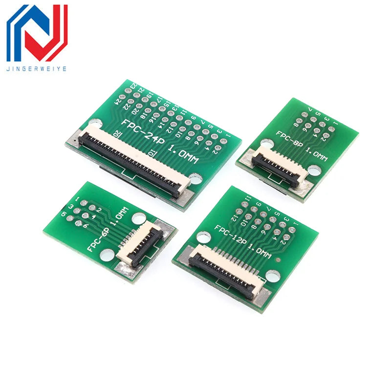FPC/FFC Adapter Board 0.5/1.0MM to 2.54MM Soldered Connector 4/5/6/8/10/12/14/16/20/26/3040/45/50/60 Pin