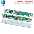 7S 24V 5A 10A BMS Protection Circuit Board Charge Protec Plates Charging Module for Lithium Battery Pack Power Bank E-bike