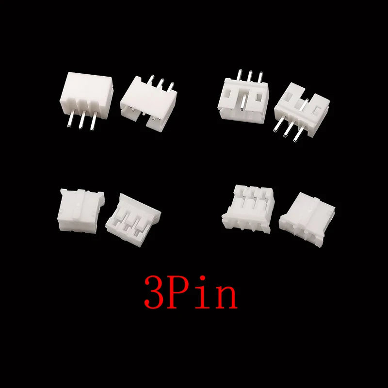 100Pcs PH 2.0mm Pitch 2/3/4/5 Pin JST Connector Plug Male Female Socket Shell Terminal Plastic Housing Header Wire Connectors