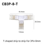 SMD Crystal Joint 2 3 4 5Pin LED Wire Connectors Solderless For 5mm 8mm 10mm Quick Terminal Block Strip Light Wire Connection