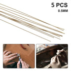Silver Solder Wire Low Temperature Easy-Flow Low Melting Point Solder Rods (0.5/0.7/1.0/1.5mm Diameter) for Jewelry Welding