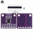 MT6816 High-Speed and High-Precision Magnetic Encoder Magnetic Induction Angle Measurement Sensor Module