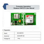 BK‑SIM7000G Core Board SIM7000E SIM7070G SIM7070E NB‑IoT CAT‑M LPWA Wireless Module For IoT Communication Project