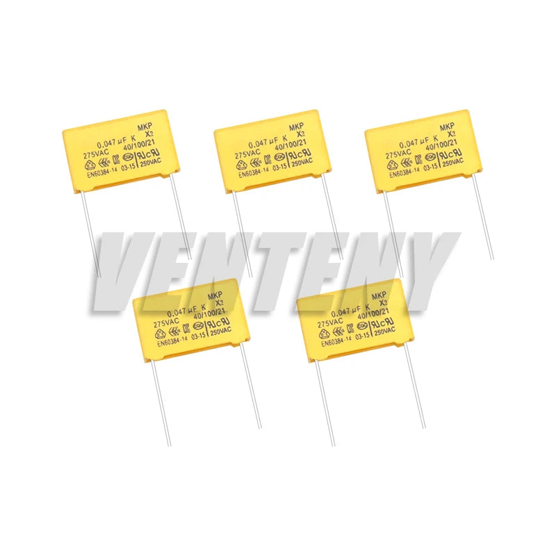 160pcs/Lot Polypropylene Film X2 Safety Capacitor Assorted Kit 275VAC 18Values 102K-225K 1NF-2.2UF Sample Set