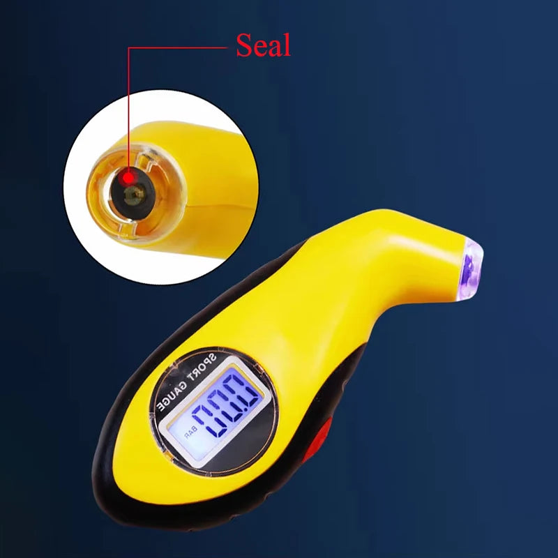 High-precision Digital Car Tire Tyre Air Pressure Gauge Meter LCD Display Manometer Barometers for Car Truck