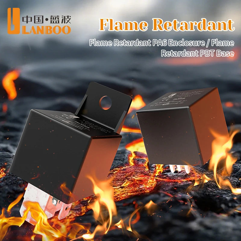 LANBOO 40A High Power Automotive Relay Car Control Relay for 12V/24V Vehicles for Automotive Use