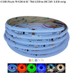 COB SPI LED Strip Light 24V 5m Addressable Pixels White CCT RGB RGBW RGBCCT WS2811 WS2814 Digital IC FCOB Magic Color Tape Rope