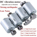 High Speed 6000rpm/8500RPM Strong Vibration 6V 12V 24V DC Vibration Motor For Micro Massage Eccentric Industrial Small Motor
