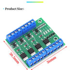 1/5/10Pcs 4-Channel MOS Optocoupler Isolation Module DC3-20V 10A Fotoelektrische Isolator with Signal Indicator Light