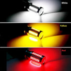 2x 1156 LED Bulbs BA15S BAY15D, 33SMD 5630/5730 P21W PY21W P21/5W 12V for Signal & Reverse Lights