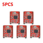 A4988 DRV8825 Stepper Motor Drive Module with Heat Sink Motor Driver Control Extension Shield Module for Ramps 1.4 StepStick