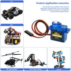 1/2/4/10pcs SG90 9G Micro Servo Motor 180 Degree Analog RC Servo Mini Steering Gear for Arduino Robot Car Airplane Toy DIY
