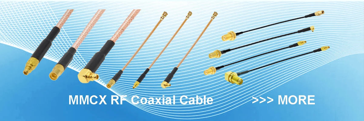 10PCS/LOT SMA to MMCX Cable RP-SMA / SMA Female to MMCX Male Straight 180°/ Right Angle 90° PLUG RG178 Pigtail RF Coaxial Jumper