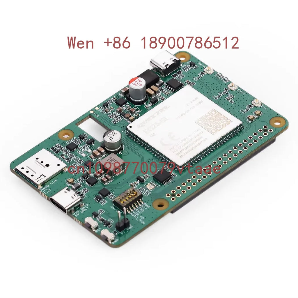 Raspberry Pi 4G LTE CAT4 HAT with Quectel EG25-GL, Plug-and-Play, Global Bands