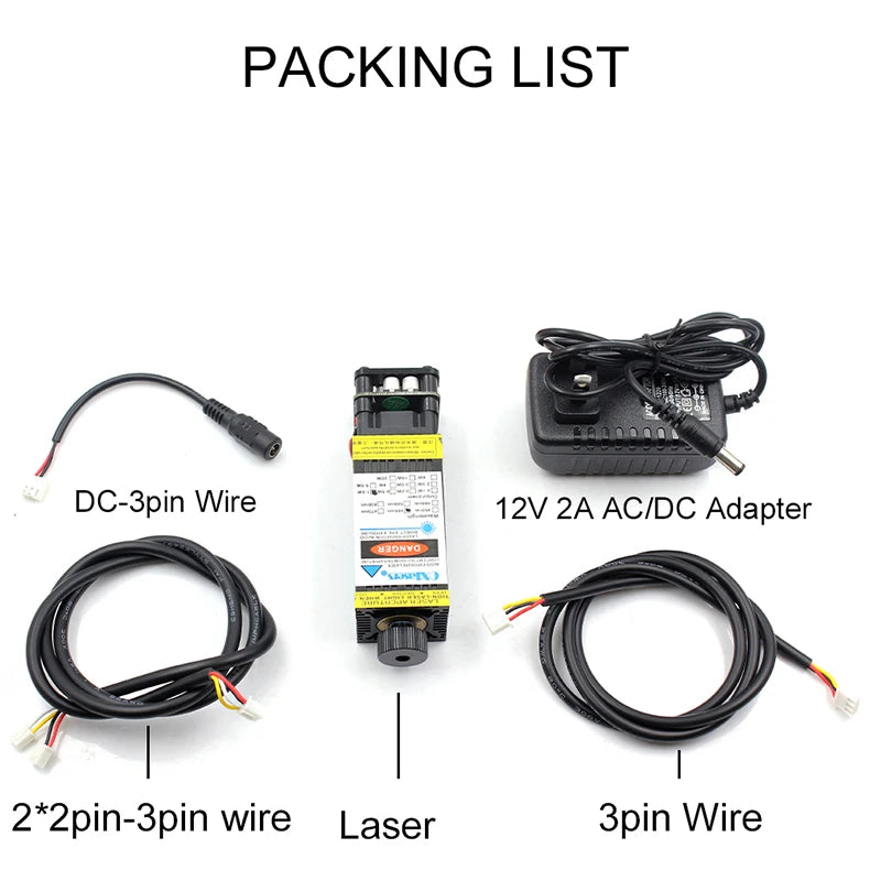 OXLasers 808nm Laser Module 500mW IR Laser TTL Focusable 12V 1W Infrared 850nm Laser with PWM Diode Lab Laser Device High Power