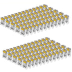 RJ45 Connector CAT6 Pass Through Connectors Crystal End Gold-Plated 8P8C Crimp UTP Standard Ethernet Network Modular Plug
