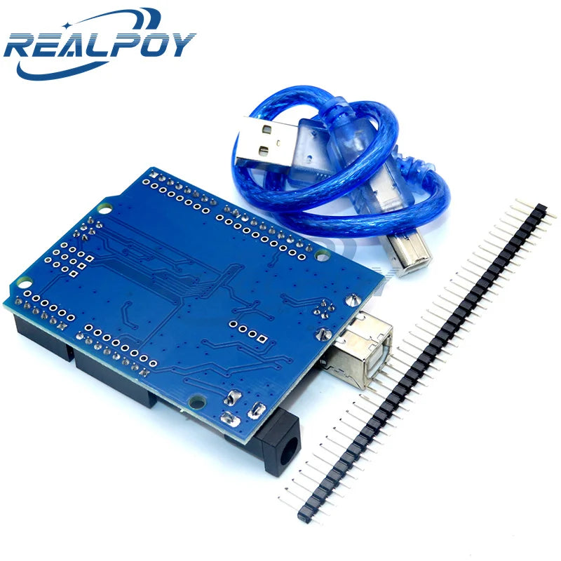 For UNO R3  ATMEGA16U2+MEGA328P Chip For Arduino UNO R3 Development board + USB CABLE