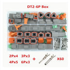 188/250pcs Deutsch DT Series Connector Assortment, Size 16 Stamped Contacts, Waterproof Automotive Electrical Connectors ﻿