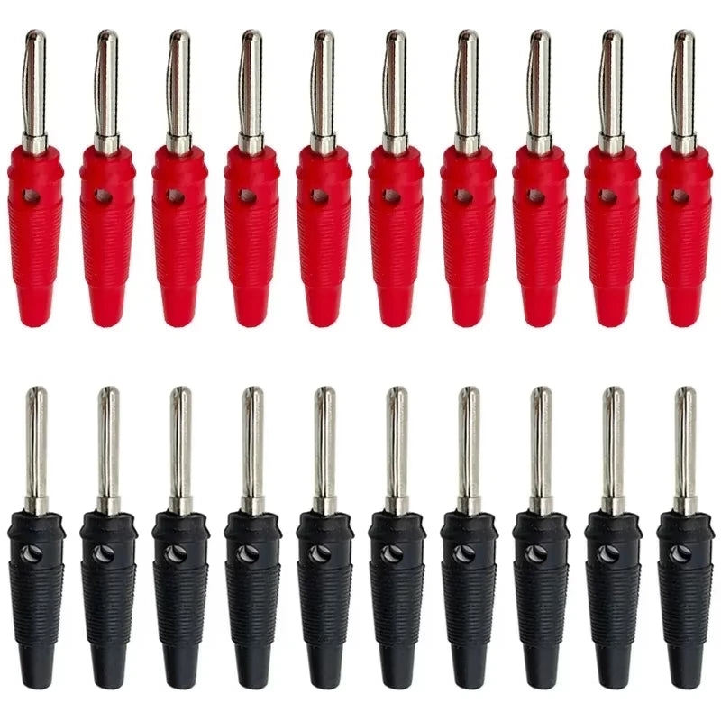10/20 Pcs 4mm Banana Socket female adapter extension Insulated Banana Plug Coupler Connector Female Stackable