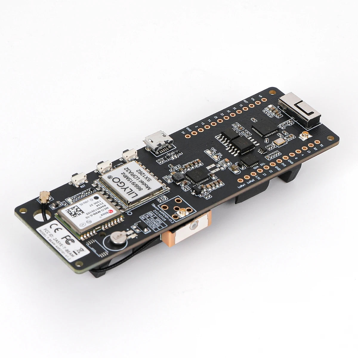 LILYGO T-Beam Meshtastic 433MHz 868MHz 915Mhz V1.2 ESP32 LoRa GPS WiFi Bluetooth Module LoRaWAN Development Board OLED Display