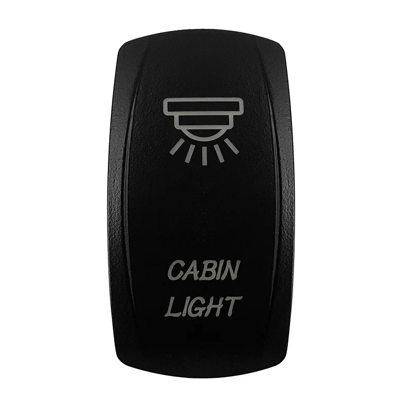 CUSTOM Dual RED Led Laser Etched Rocker Switch ON-OFF ON-OFF-ON (SPST DPDT) for ARB/Carling/NARVA 4x4 Caravan Accessories SUV