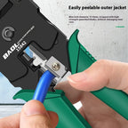 RJ45 Ethernet Cable Cutter Tool RJ11 Crimping Pliers Electrician LAN Network Tester Crimper for 6P 8P RJ12 Stripper Device Gauge