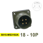 5015 MIL-C Plug Socket 18S-3 Circular Connector 18S-10 18S-11 Military Specification Connector MIL STD MS3102 MS3106 MS3108