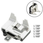 1pc 110v 220V Refrigerator Overload Switch Freezer Replacement Parts Relay 1/2-1/6HP Overheat Protector Compressor Accessories