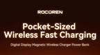 Rocoren 10000mAh Magnetic PowerBank Fast Charging 5000mAh Power Bank Portable Wireless Charger Battery For iPhone 18 17 Pro Max