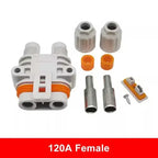 120A 1200V Male Female Connector Waterproof Big Current Parking Air Conditioner Plug Electric Forklift Generator Connectors