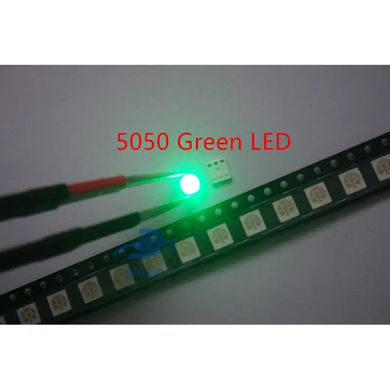 100pcs LED SMD 3528 5050 1210 0402 0603 1206 0805 White Red Blue Warm white Green Yellow Orange  light emitting diode
