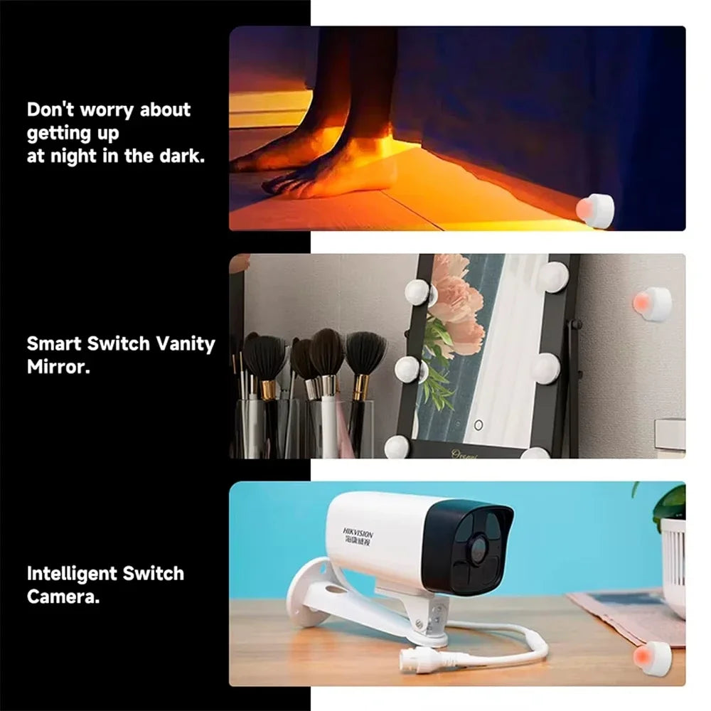 Zigbee PIR Motion Sensor Infrared Detector Mini Smart Human Body Sensor Remote Control Alarm Work with Tuya Alexa Smart Life App