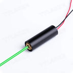 D10X30mm Adjustable Focus 520nm Green 1mW  5mW 10mW 30mW 50mW Dot Laser Diode Module Industrial Grade ACC Driver TYLASERS
