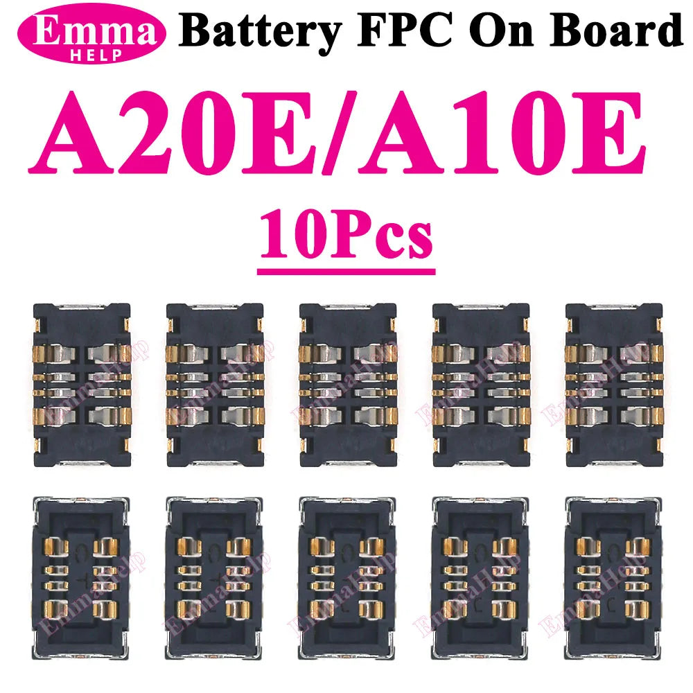 10Pcs Battery FPC Connector For Samsung A52 A32 A22 A52s A72 A71 A31 A51 A50s A30s A10 A20 A20e On Board inner Cilp Contact Plug