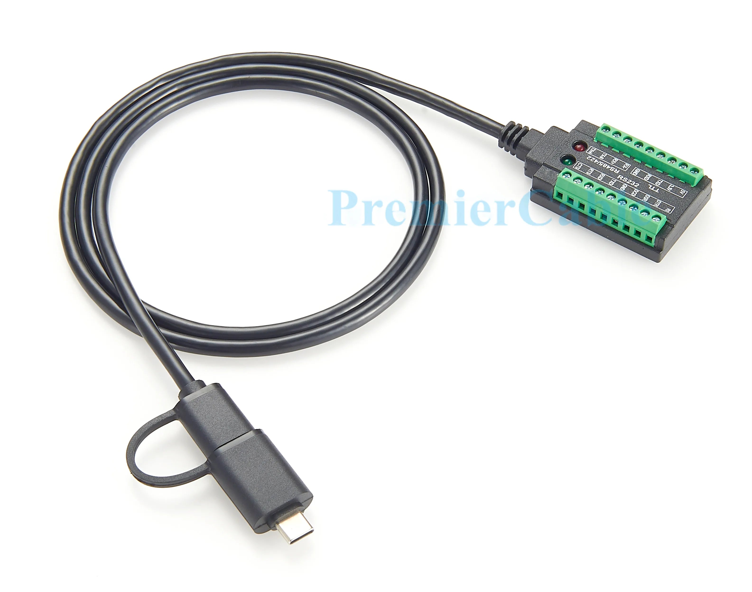 FTDI USB to RS232 RS485 RS422 TTL 3.3V 5V Serial Cable with FT232RNL Chip USB-C USB-A to COM Port Adapter Cable for Windows
