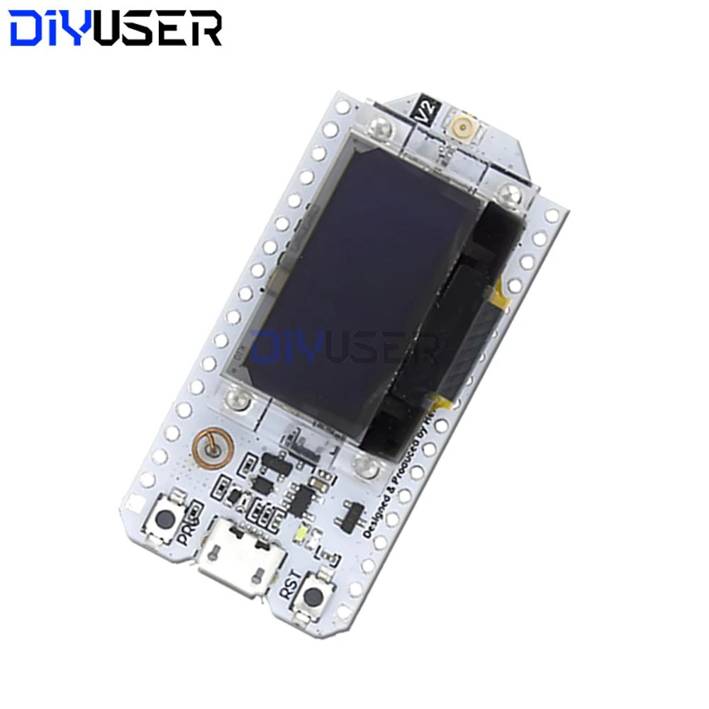 SX1276 LoRa ESP32 Development Board with 0.96 Inch Blue OLED, WiFi Bluetooth 868MHz 915MHz for IoT Projects