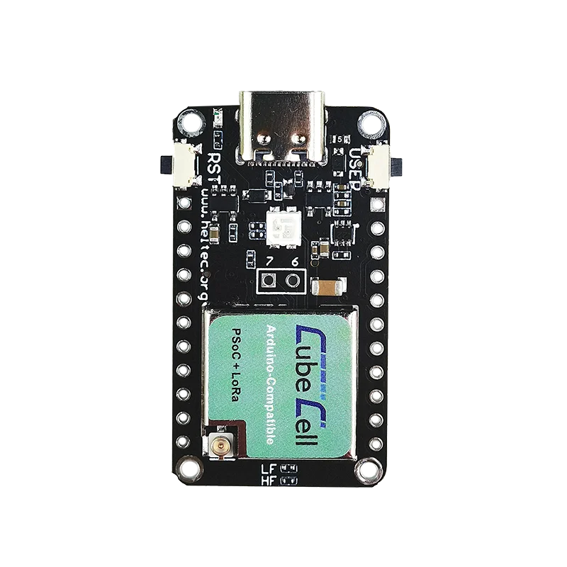Heltec 2PCS CubeCell AB01 Dev-Board (V2) Module Type-C 433-510 863-928 for Arduino/Lora Sensors Lora ASR6502x IP67 Antenna