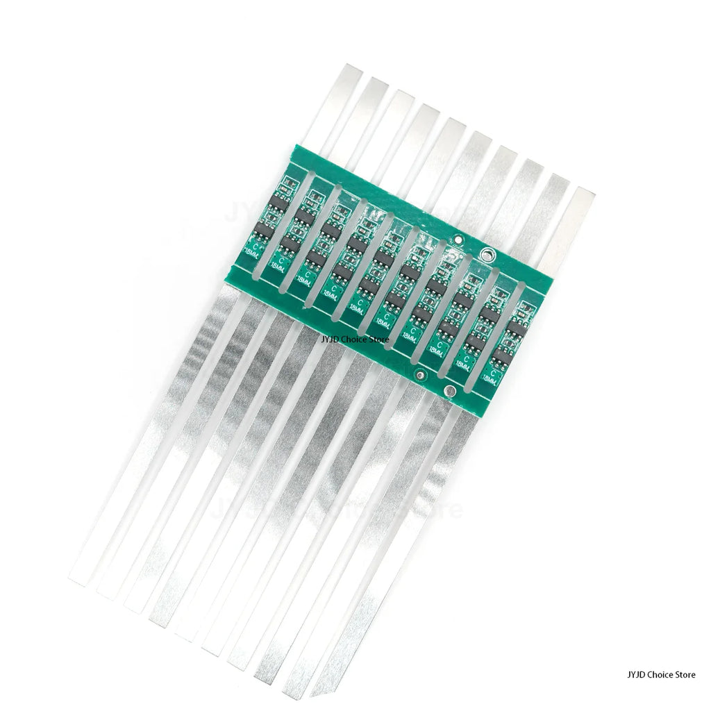 10pcs 3.7V 3A BMS PCM Battery Protection Board For 18650 Li-ion Lithium Battery W/ Solder Be JB Over Current Protection Function