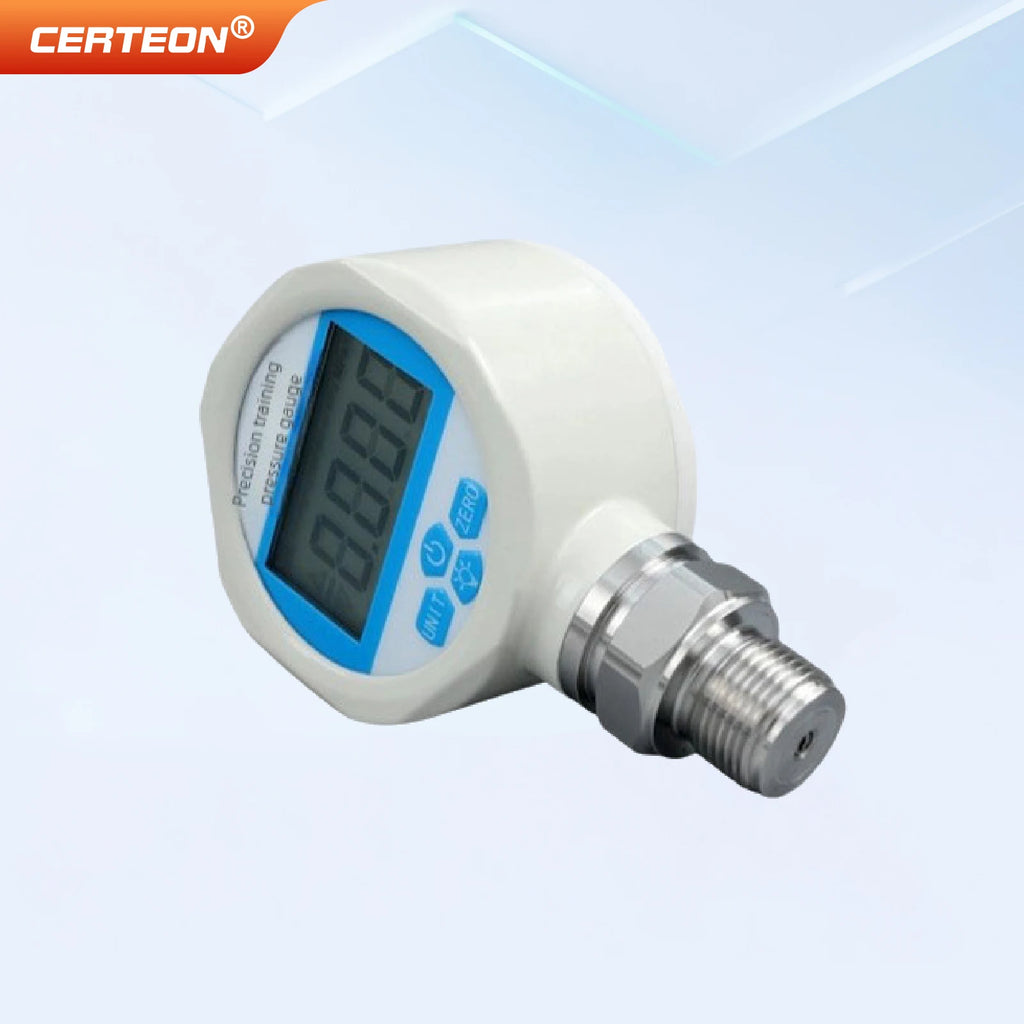 YB60A Precision Digital Pressure Gauge Battery Powered Vacuum Positive Negative Pressure Meter M20 Peak Memory -100kPa-100MPa
