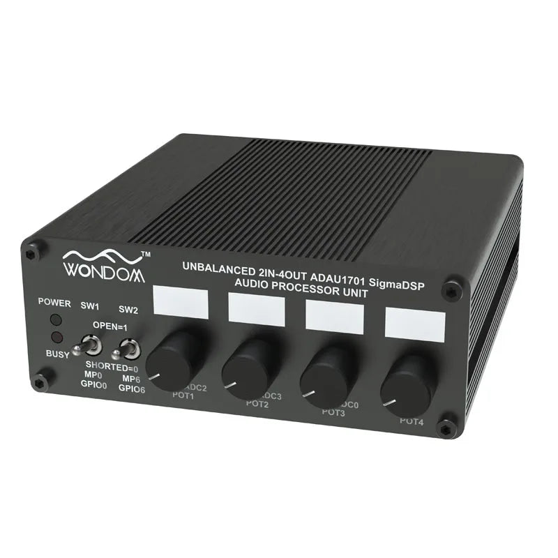 ADAU1701 2.1 4.0 DSP Digital Signal Processing Preamp 2-in 4-out Tone Board Digital Crossover Adjustment With Sigmastudio