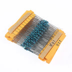 Metal Film Resistor Assortment Kit 300/600PCS 30 Values 1/4W 0.25W 1% Tolerance 10Ω~1MΩ High Precision Resistors for Arduino