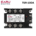 EARU Three Phase DC Control AC Solid State Relay Module SSR 10A 25A 40A 60A 80A 100A 150A 200A 5-32VDC to 24-480VAC Heat Sink