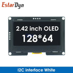 EstarDyn 2.42 Inch LCD 128x64 SSD1309 4 Pin IIC / 7 Pin SPI Serial Interface OLED LCD Display Module