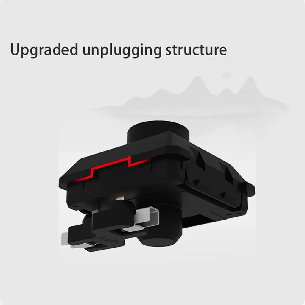 Kailh Full POM Mini Switch Low-profile Mechanical Keyboard Clicky Tactile Linear Hide Mountain Black Cloud White Rain 1353Hitbox