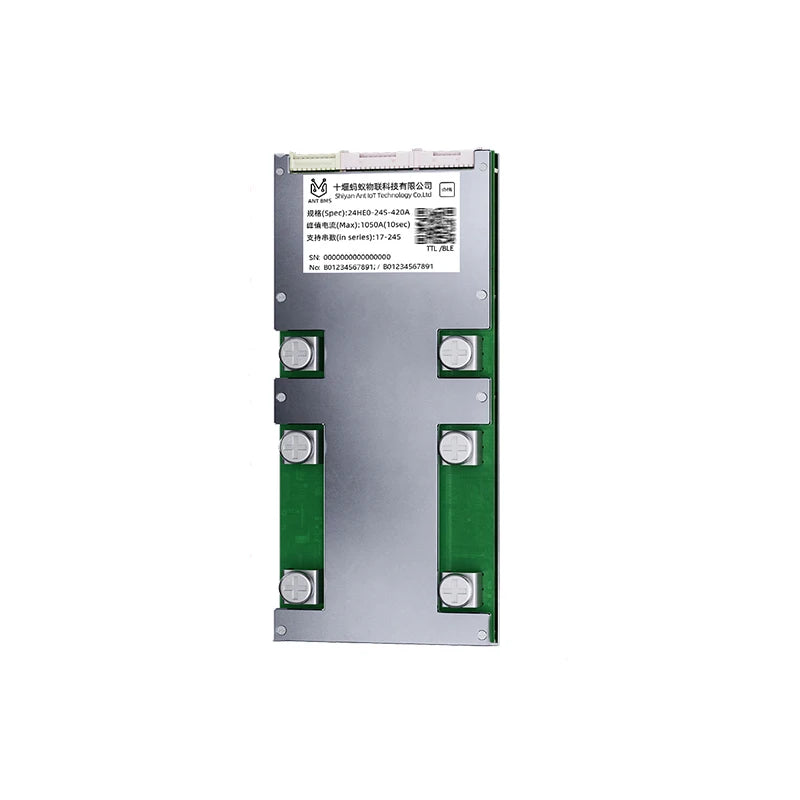 SMART BMS 400A 420A HighCurrent 4-30S BMS for Lifepo4 Li-ion Battery with BT UART for Golf Cart EV and Industrial Energy Storage